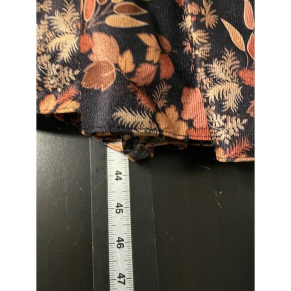 Vintage Bob Simmons Womens Muumuu Dress One Size Floral Tiered Peasant Boho 70s - Picture 5 of 6